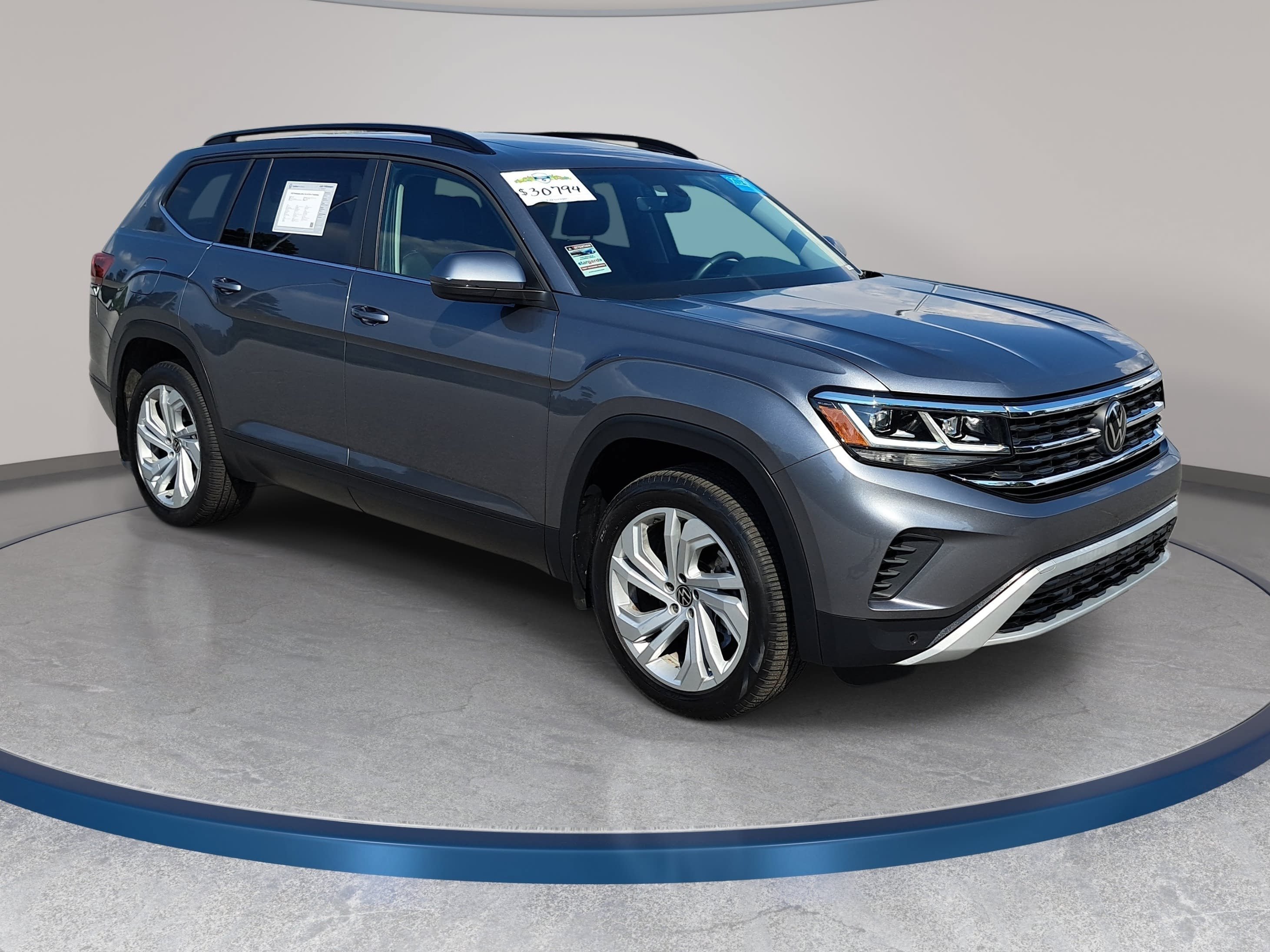 Certified 2023 Volkswagen Atlas SE w/ Panoramic Sunroof Package FWD image 3