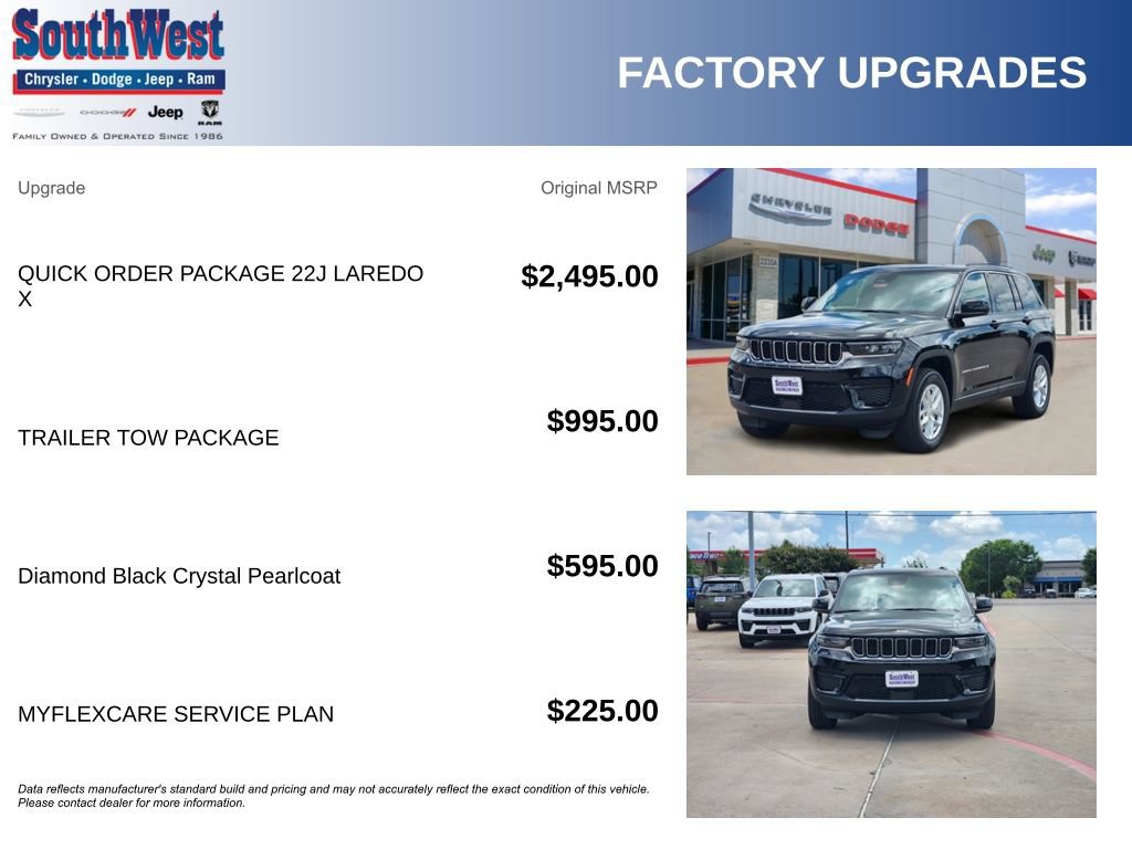 New 2026 Jeep Grand Cherokee Laredo X AWD/4WD image 11