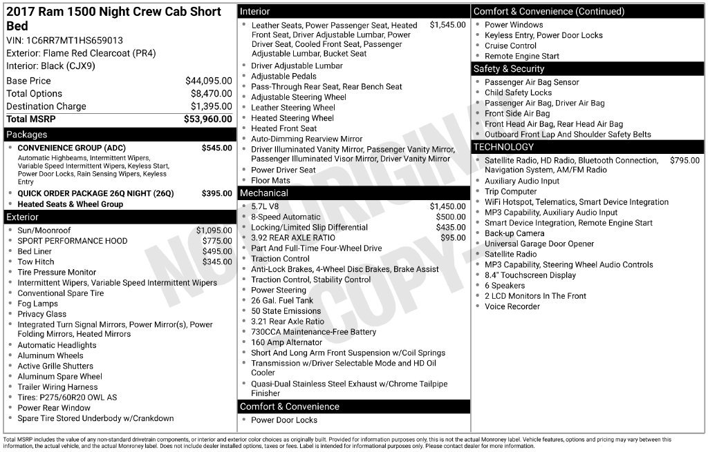 Used 2017 RAM 1500 Sport w/ Convenience Group AWD/4WD image 7