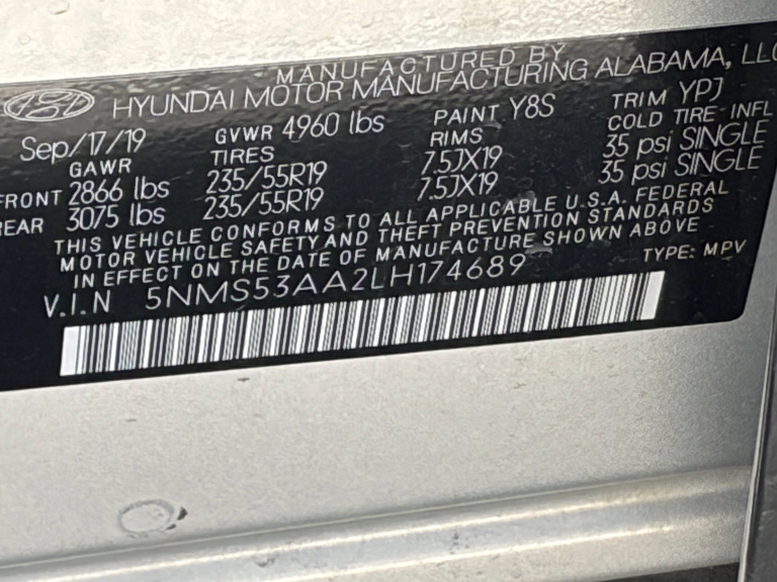 Used 2020 Hyundai Santa Fe Limited FWD image 10