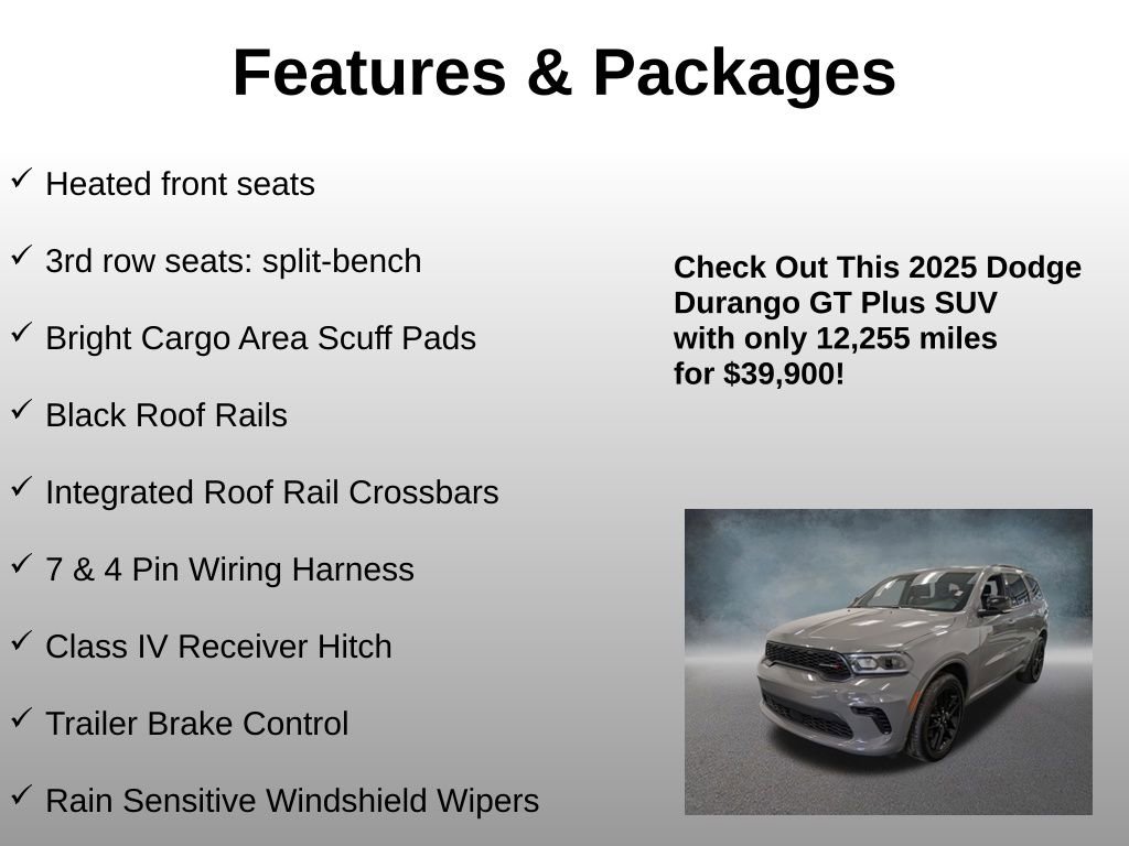 Used 2025 Dodge Durango GT AWD/4WD image 21