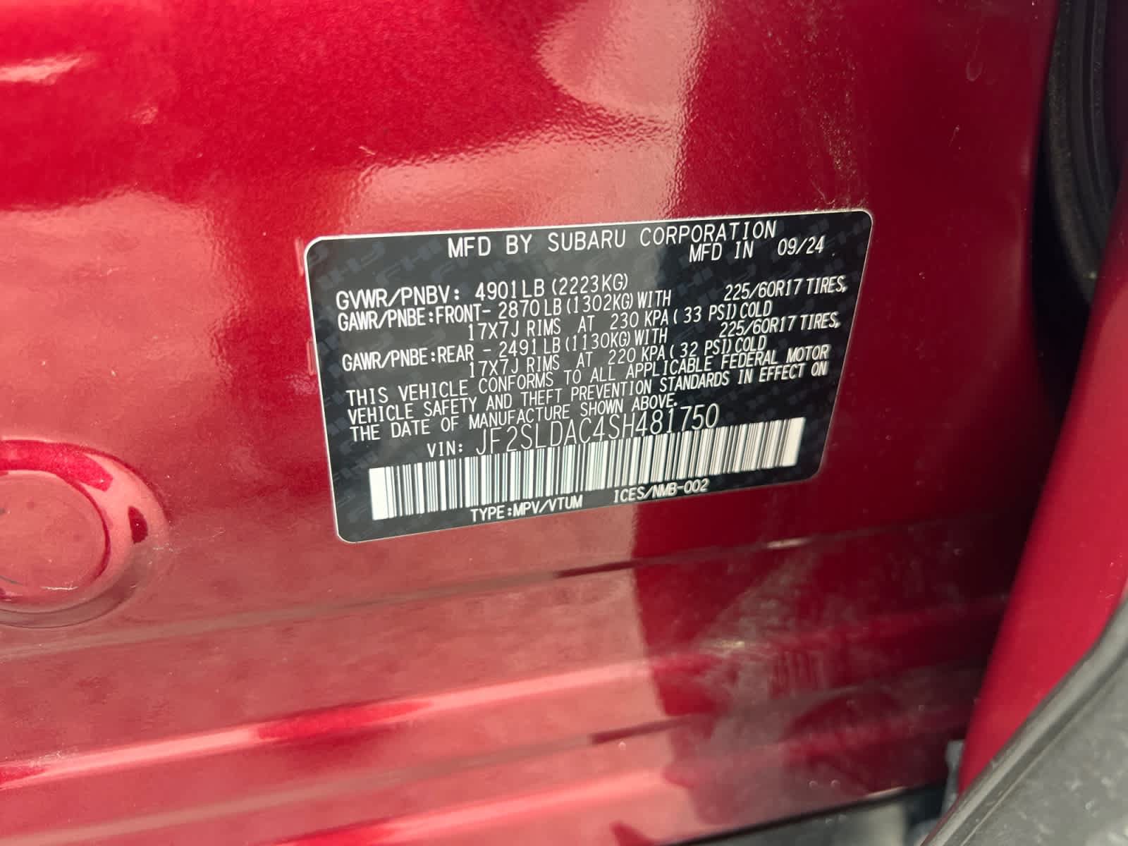 Certified 2025 Subaru Forester AWD/4WD image 17