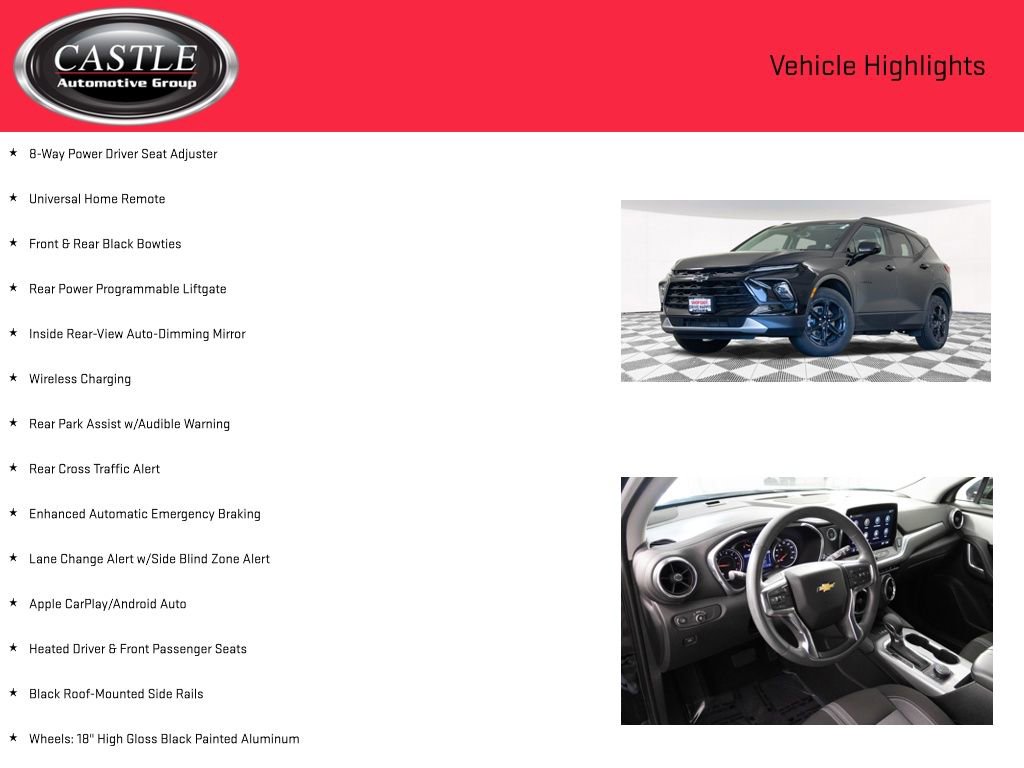 Certified 2023 Chevrolet Blazer LT w/ Convenience Package image 8