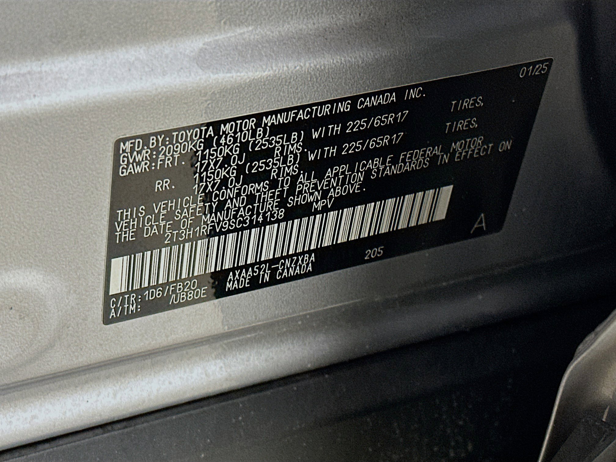 Used 2025 Toyota RAV4 LE image 12