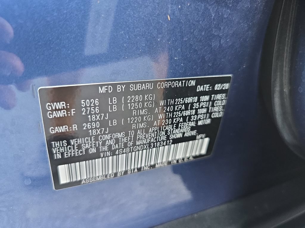 Used 2020 Subaru Outback Limited XT w/ Popular Package #2 AWD/4WD image 32