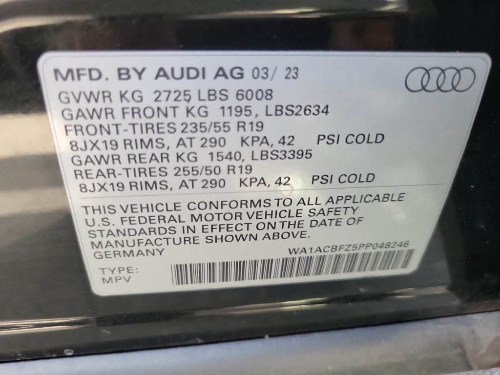 Used 2023 Audi Q4 e-tron Premium w/ Convenience Package RWD image 32
