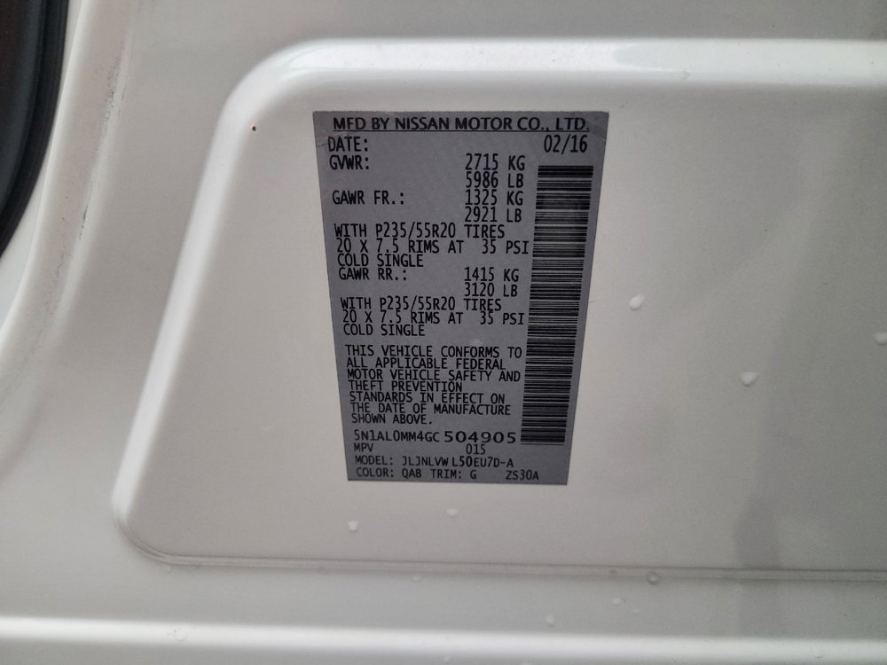 Used 2016 INFINITI QX60 Luxe w/ Deluxe Technology Package image 33