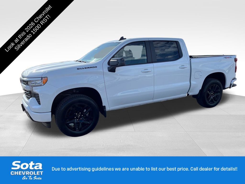 New 2026 Chevrolet Silverado 1500 RST w/ LPO, Dark Essentials Package