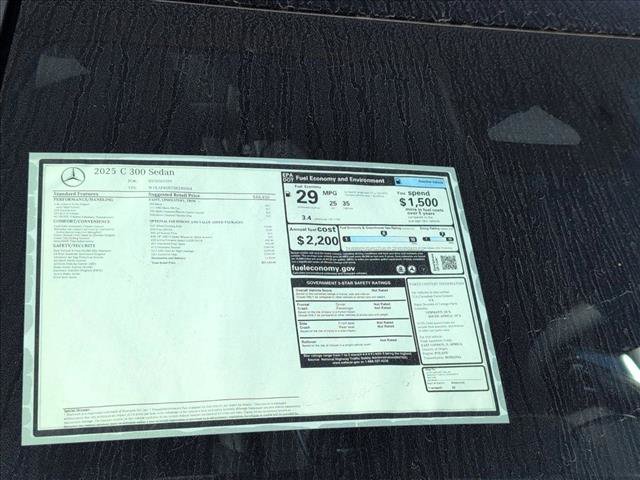 New 2025 Mercedes-Benz C 300 Sedan image 18