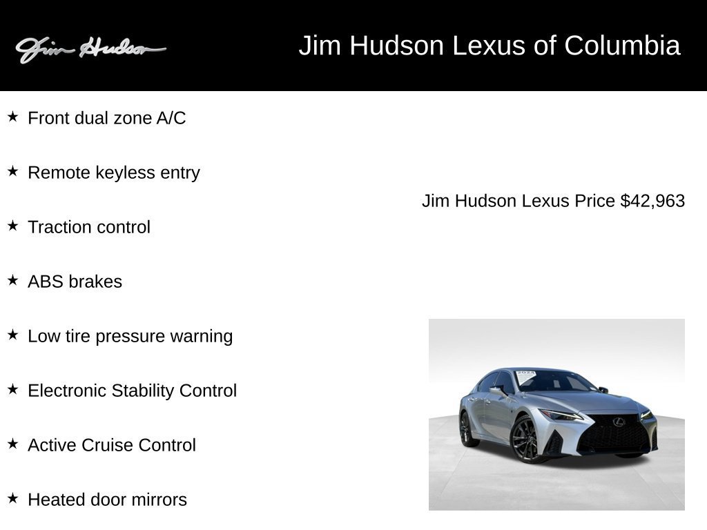 Certified 2024 Lexus IS 350 F Sport RWD image 4