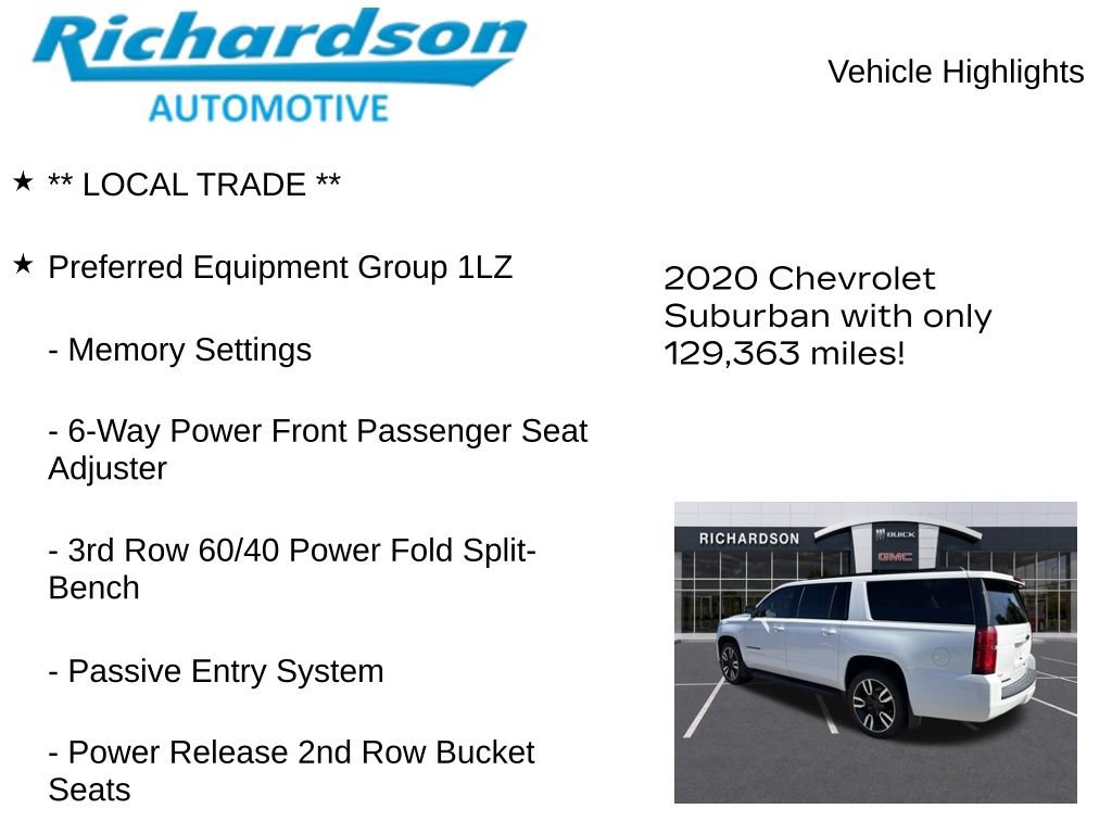 Used 2020 Chevrolet Suburban Premier AWD/4WD image 12