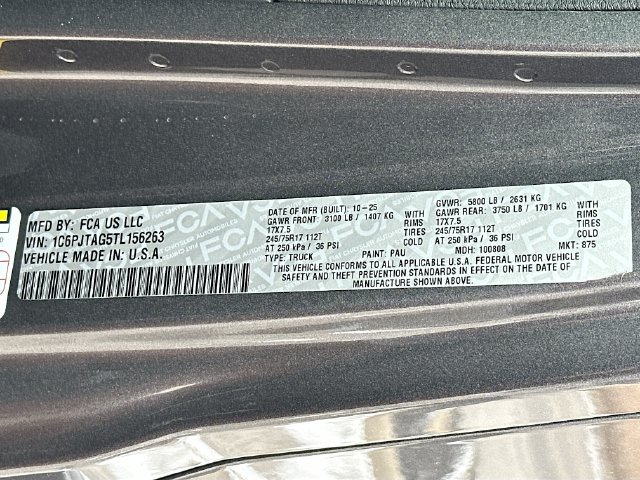 New 2026 Jeep Gladiator Sport AWD/4WD image 31