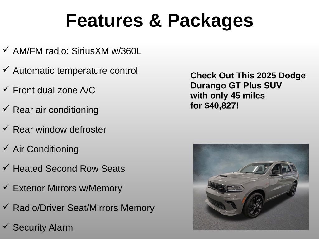 Used 2025 Dodge Durango GT image 8