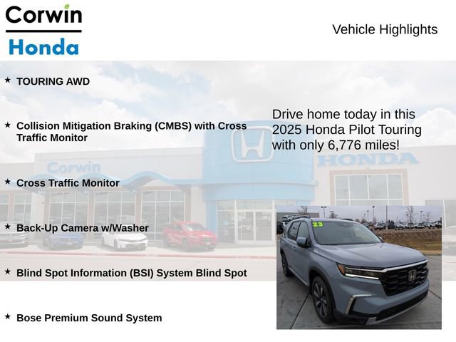 Used 2025 Honda Pilot Touring image 6
