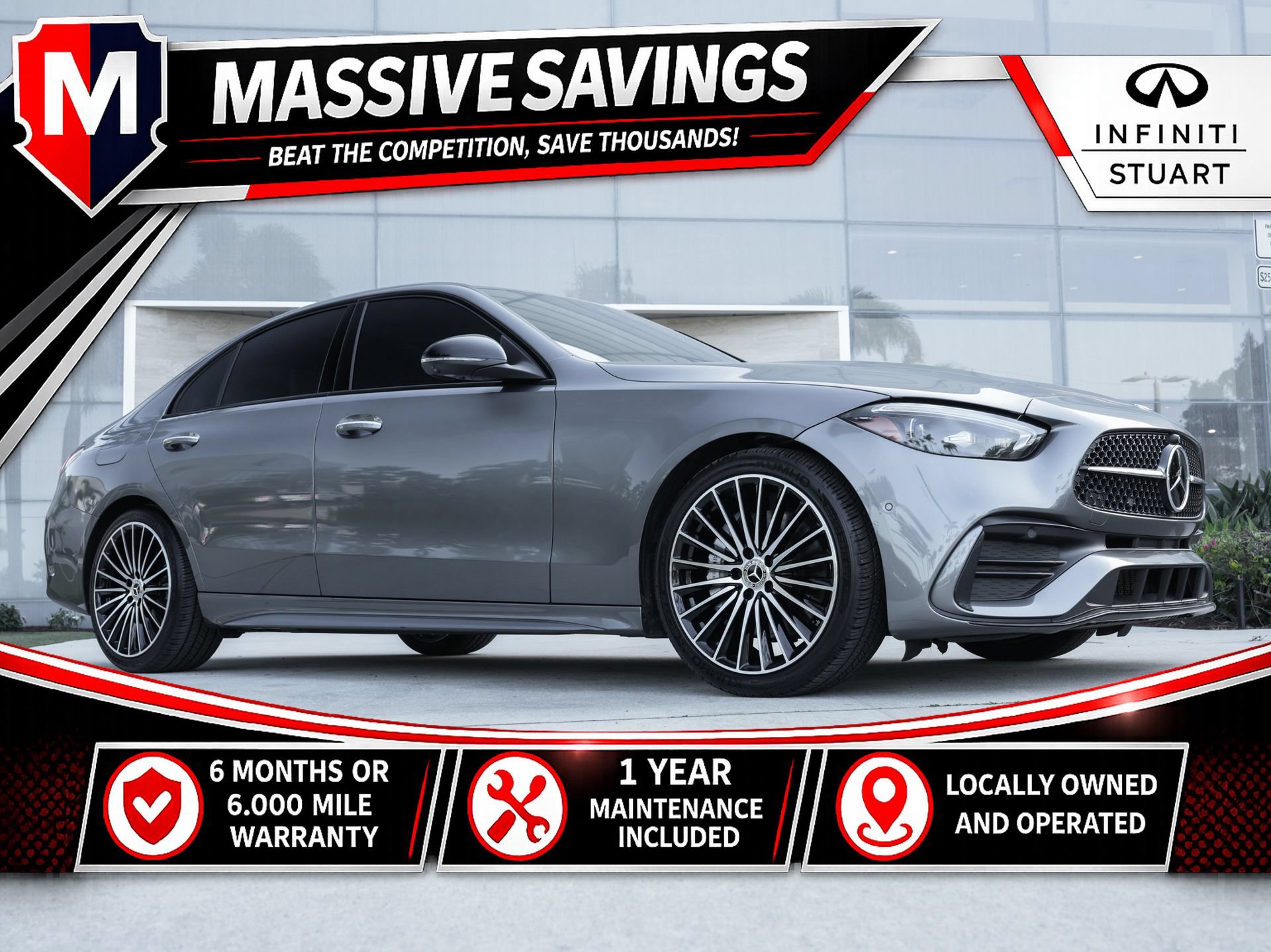 Used 2024 Mercedes-Benz C 300 Sedan