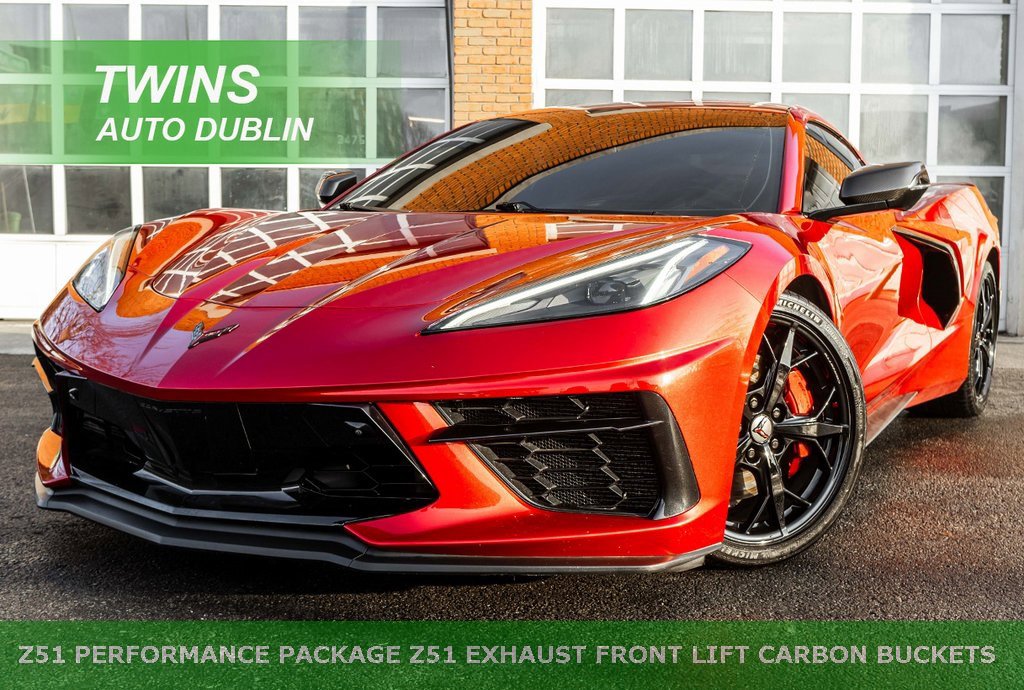 Used 2021 Chevrolet Corvette Stingray Premium Cpe w/ Z51 Performance Package image 1