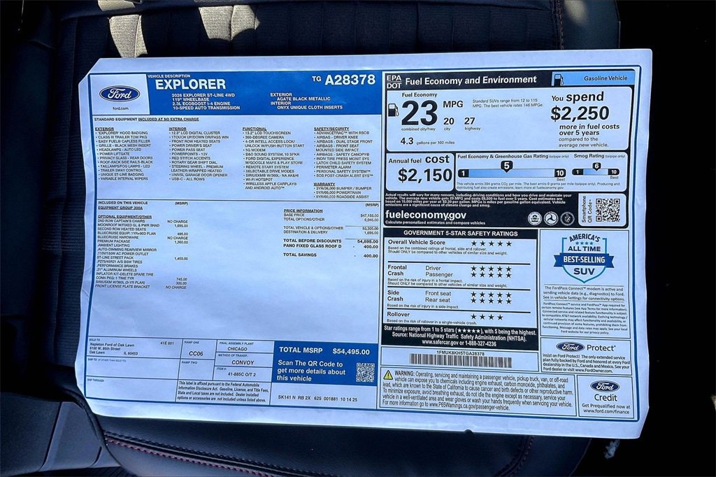 New 2026 Ford Explorer ST-Line image 14