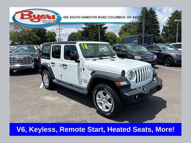 Used 2018 Jeep Wrangler Unlimited Sport S AWD/4WD image 1