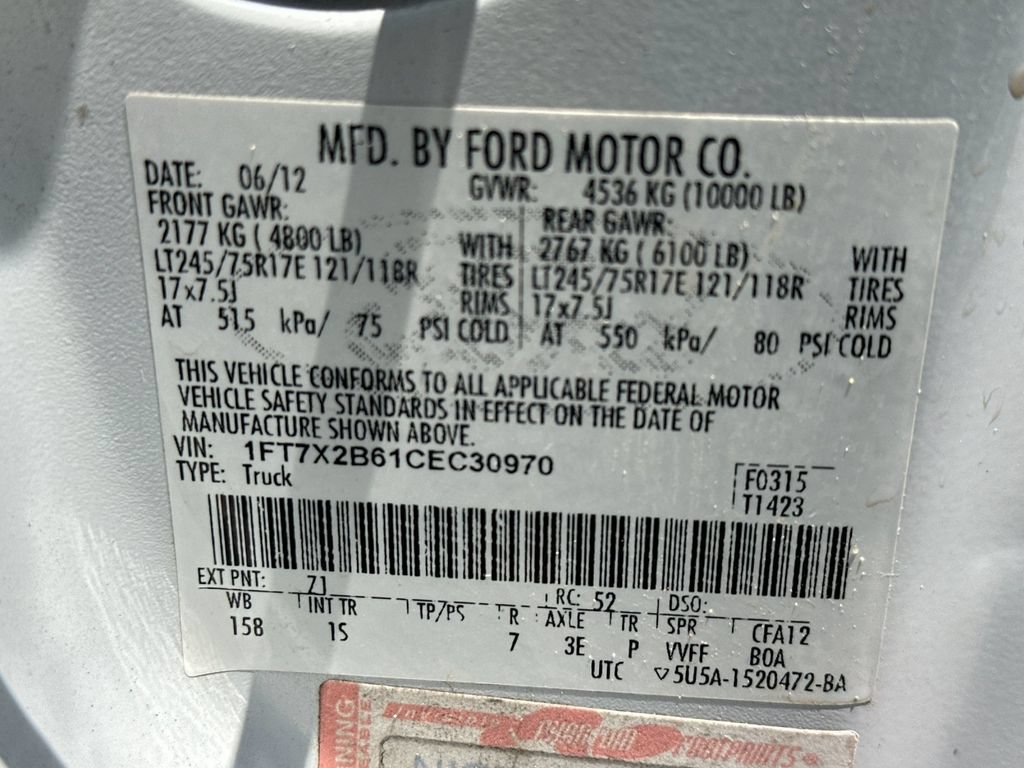 Used 2012 Ford F250 XL w/ PWR Equipment Group AWD/4WD image 14