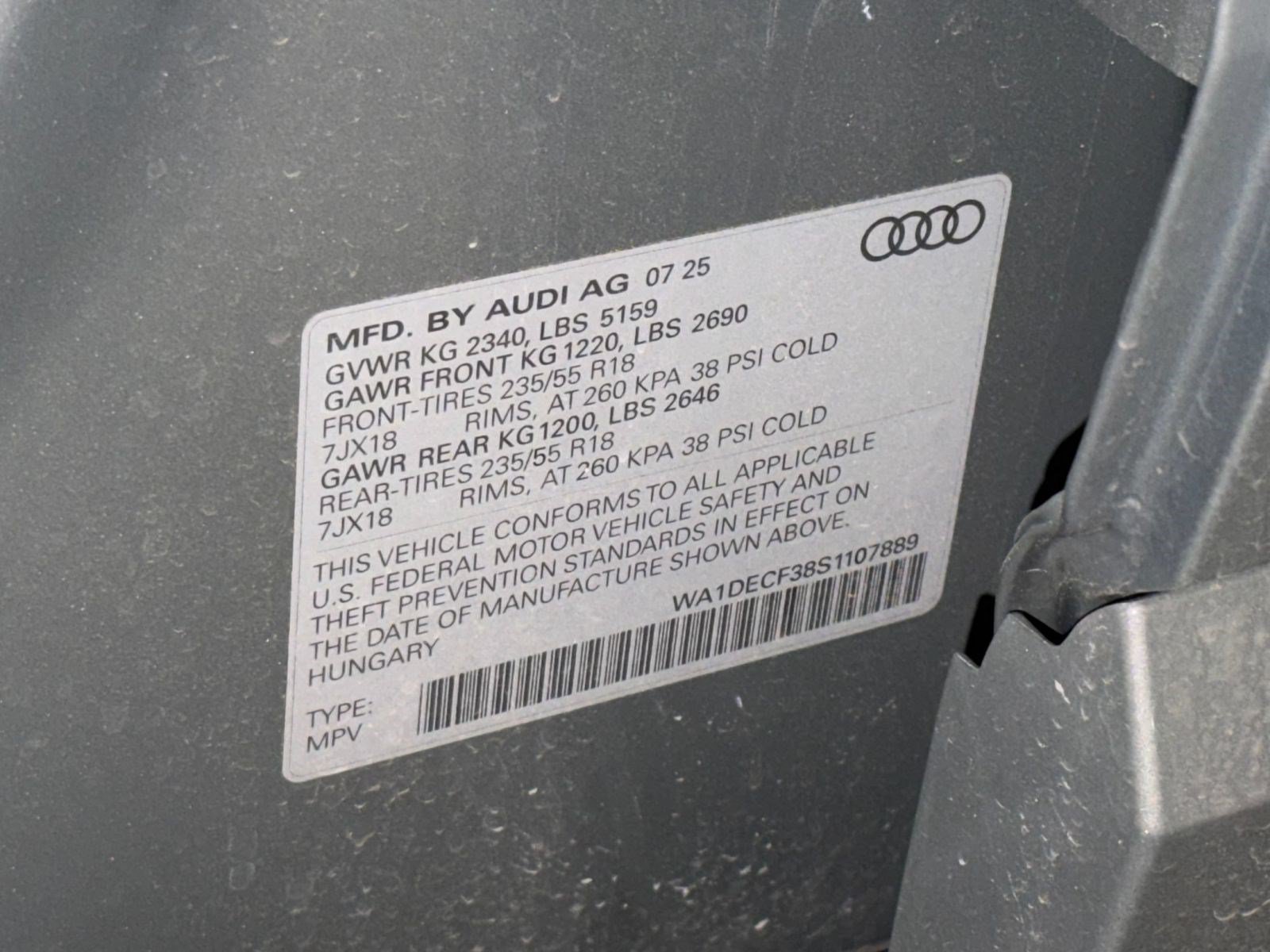 Certified 2025 Audi Q3 2.0T Premium w/ Convenience Package AWD/4WD image 20