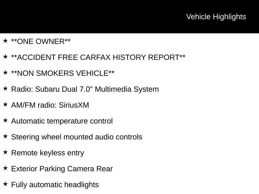 Certified 2025 Subaru Crosstrek 2.0i image 8