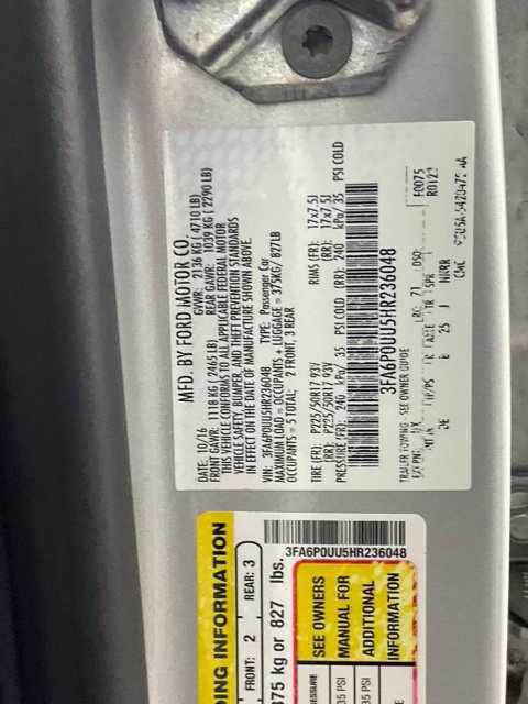 Used 2017 Ford Fusion S FWD image 24
