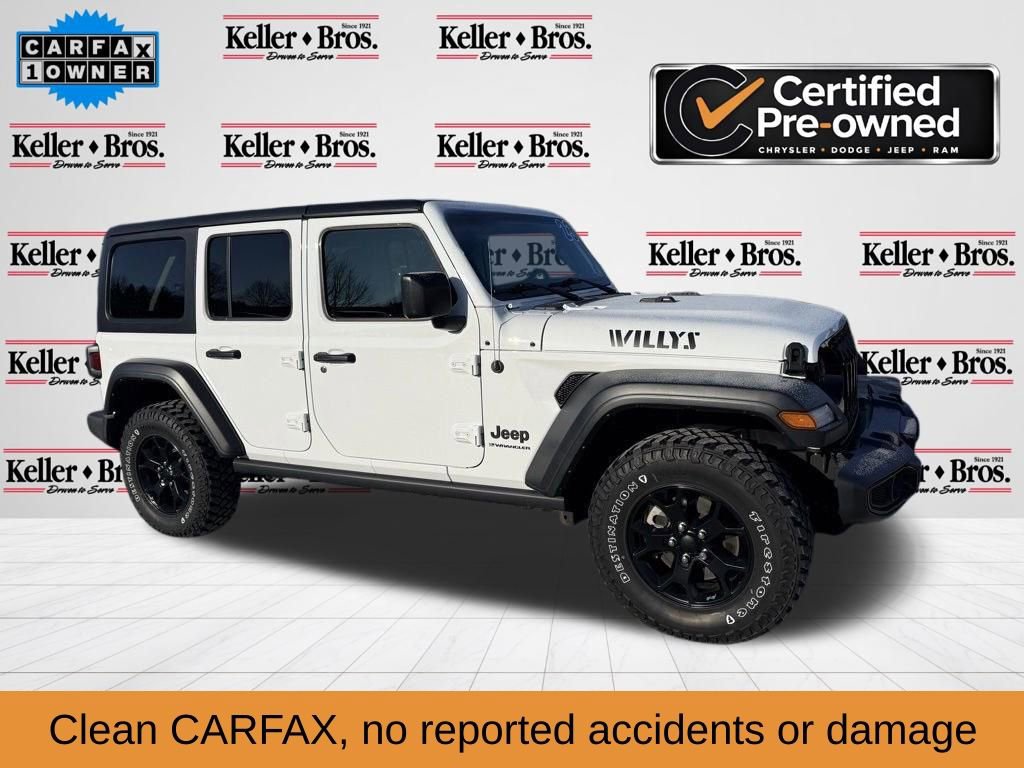 Certified 2023 Jeep Wrangler Willys