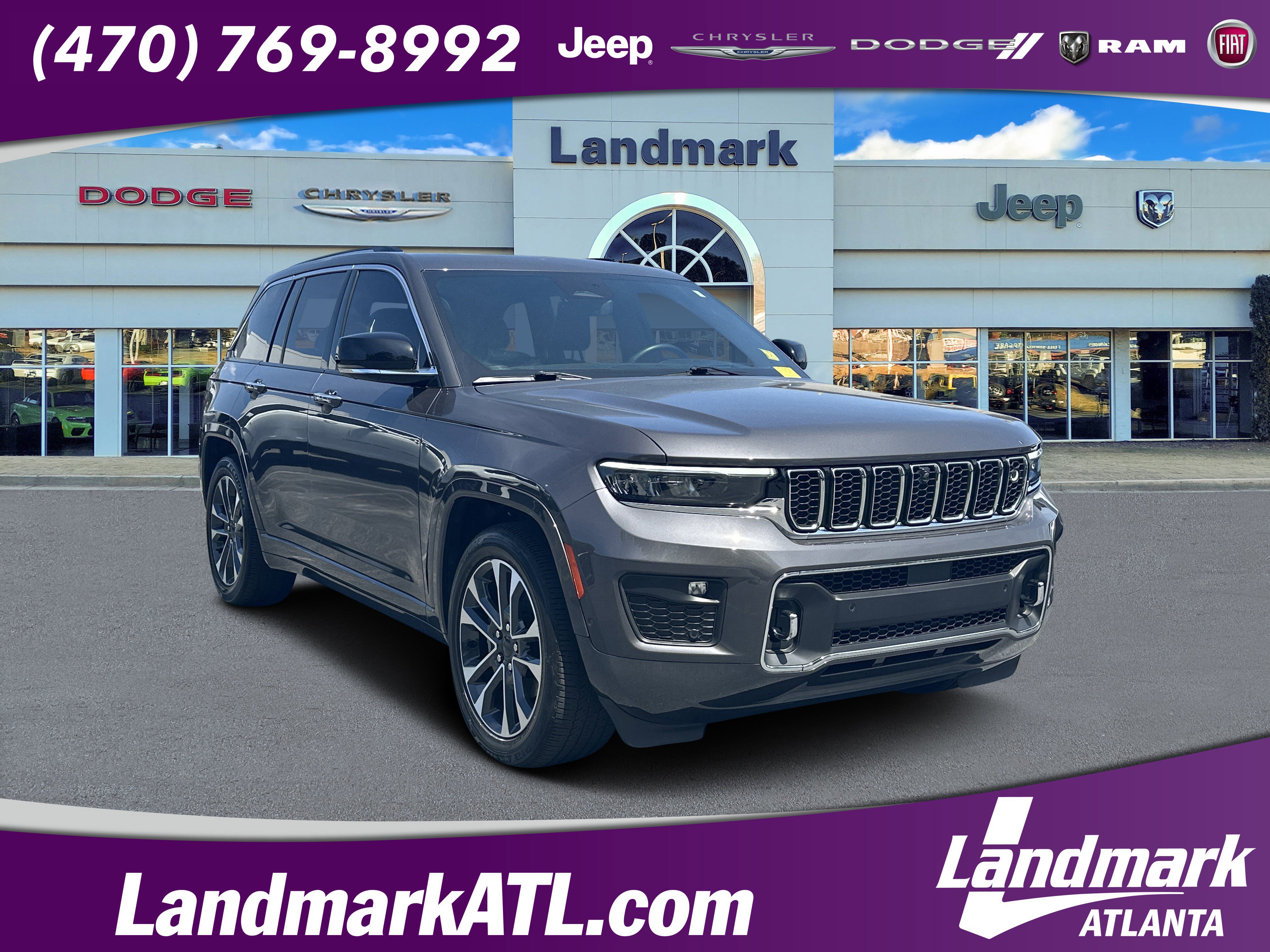 Used 2023 Jeep Grand Cherokee Overland w/ Adv Protech Group III AWD/4WD image 1