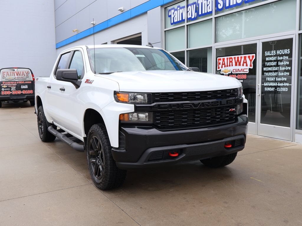 Certified 2021 Chevrolet Silverado 1500 Custom Trail Boss w/ Safety Confidence Package AWD/4WD image 2
