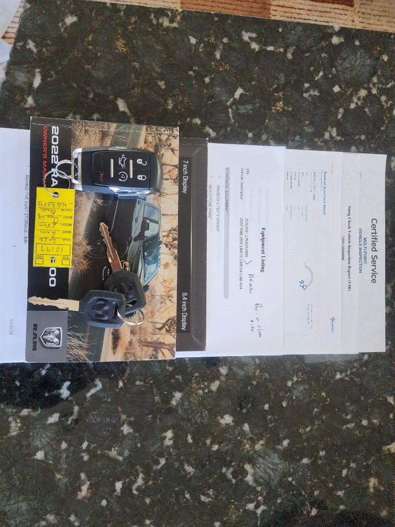 Used 2022 RAM 2500 Limited w/ Safety Group image 56