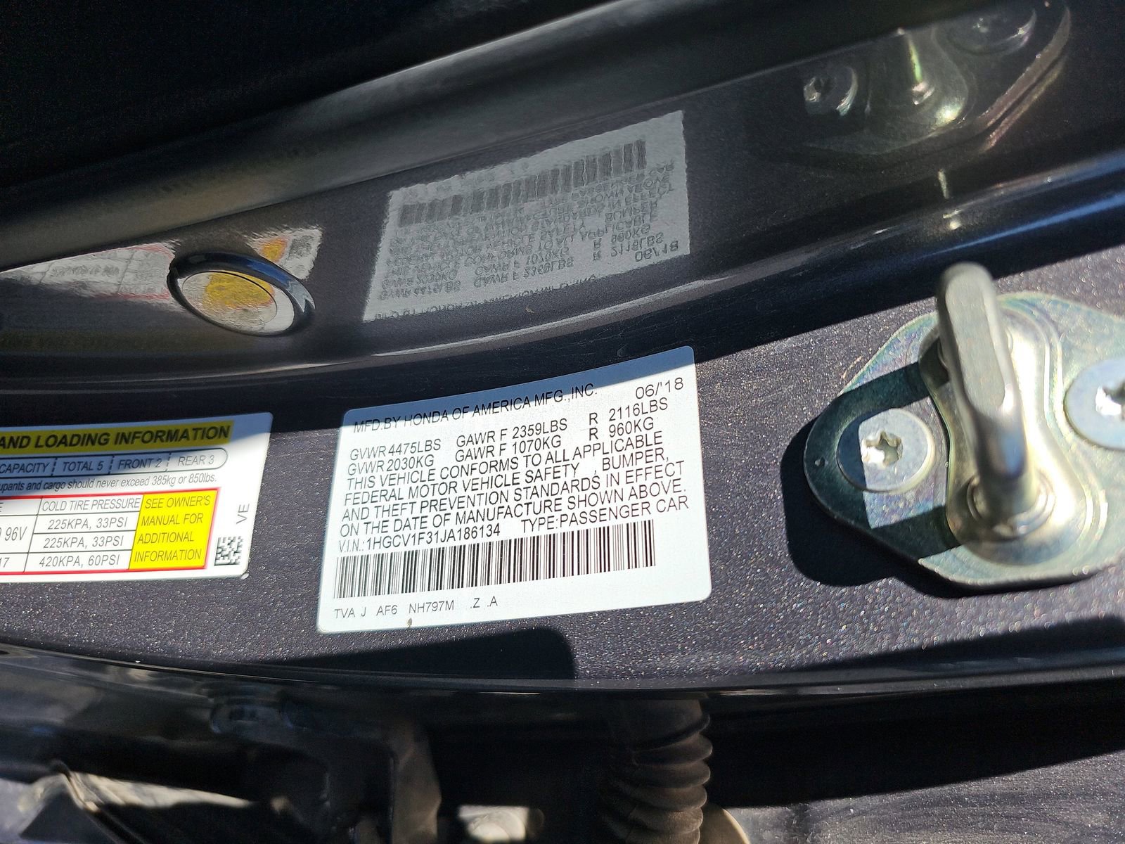 Used 2018 Honda Accord Sport image 9