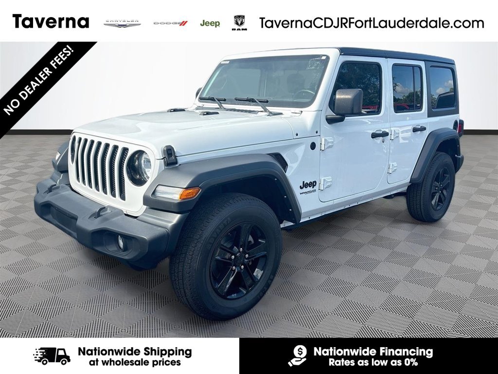 Certified 2022 Jeep Wrangler Unlimited Sport AWD/4WD image 1