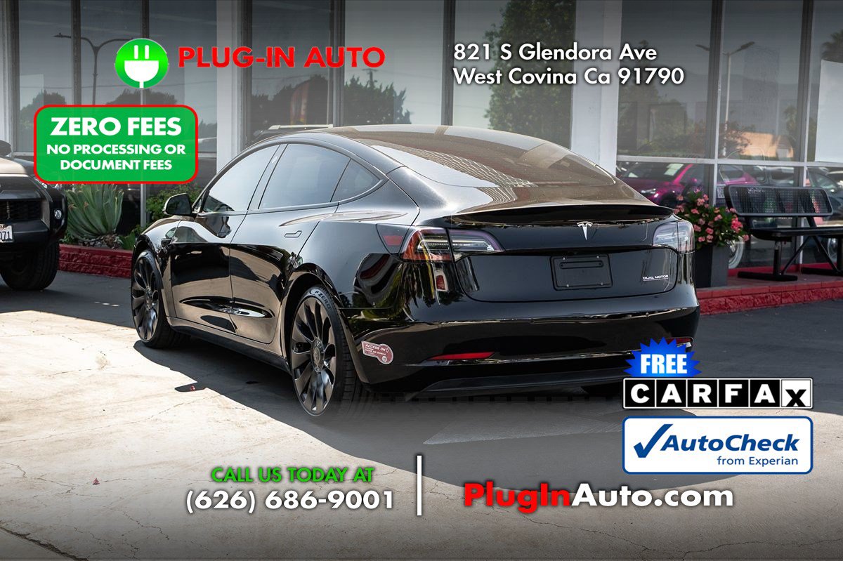 Used 2021 Tesla Model 3 Performance AWD/4WD image 2