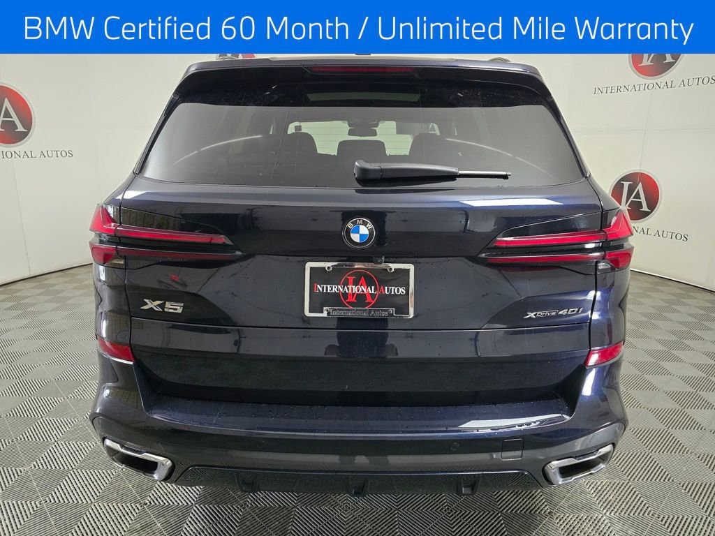 Certified 2024 BMW X5 xDrive40i w/ M Sport Package AWD/4WD image 8