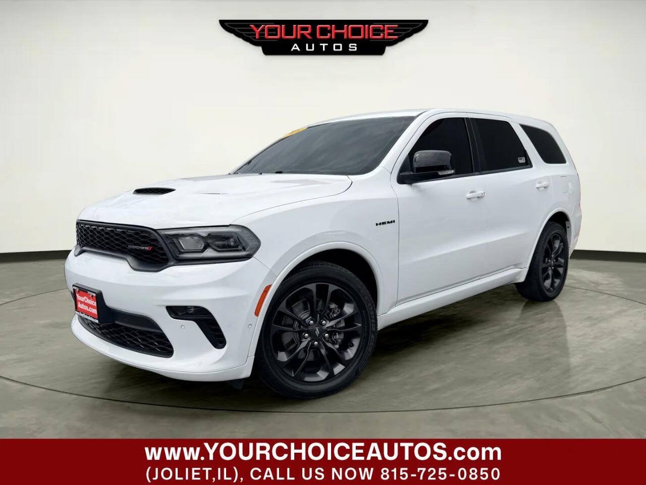 Used 2021 Dodge Durango R/T w/ Blacktop Package AWD/4WD image 1