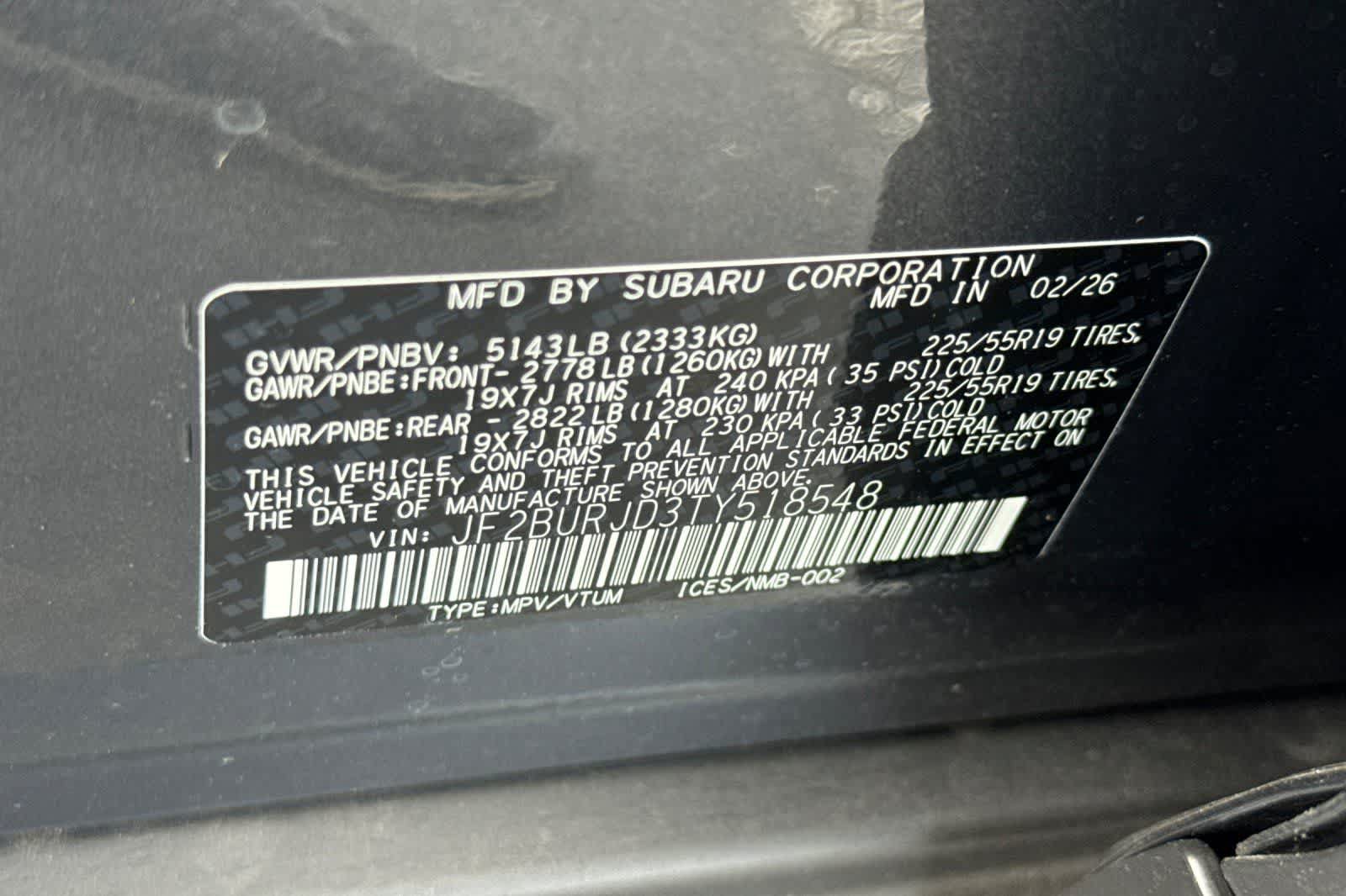 New 2026 Subaru Outback Touring XT AWD/4WD image 32