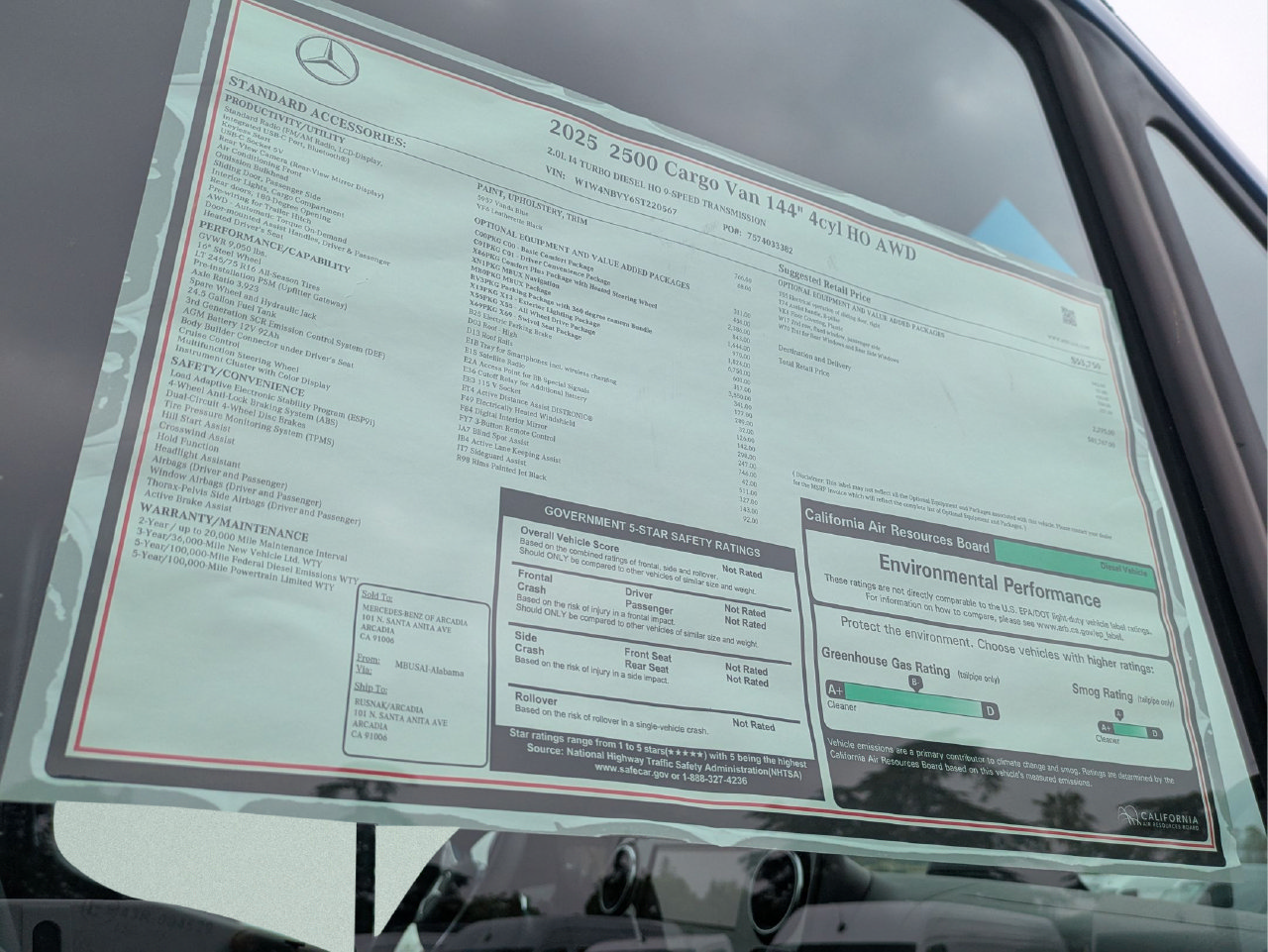 New 2025 Mercedes-Benz Sprinter 2500 image 13