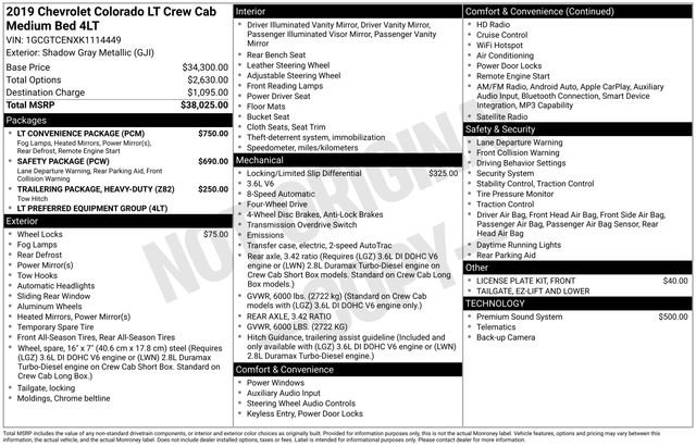 Used 2019 Chevrolet Colorado LT w/ LT Convenience Package image 3