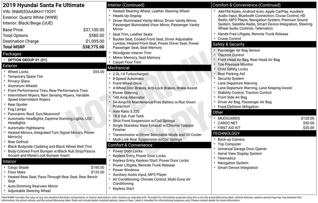 Used 2019 Hyundai Santa Fe FWD image 6