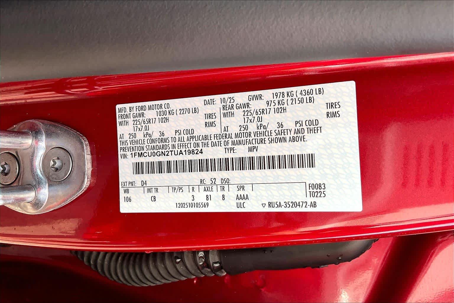 Used 2026 Ford Escape Active w/ Cold Weather Package FWD image 31