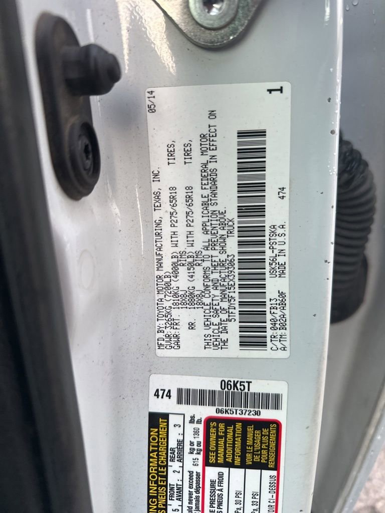 Used 2014 Toyota Tundra SR5 w/ TRD Off Road Package image 32