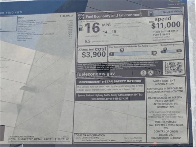 New 2026 Land Rover Defender 130 V8 image 20