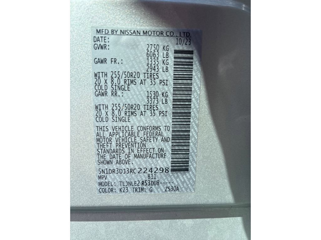 Certified 2024 Nissan Pathfinder Platinum w/ Cargo Package image 17