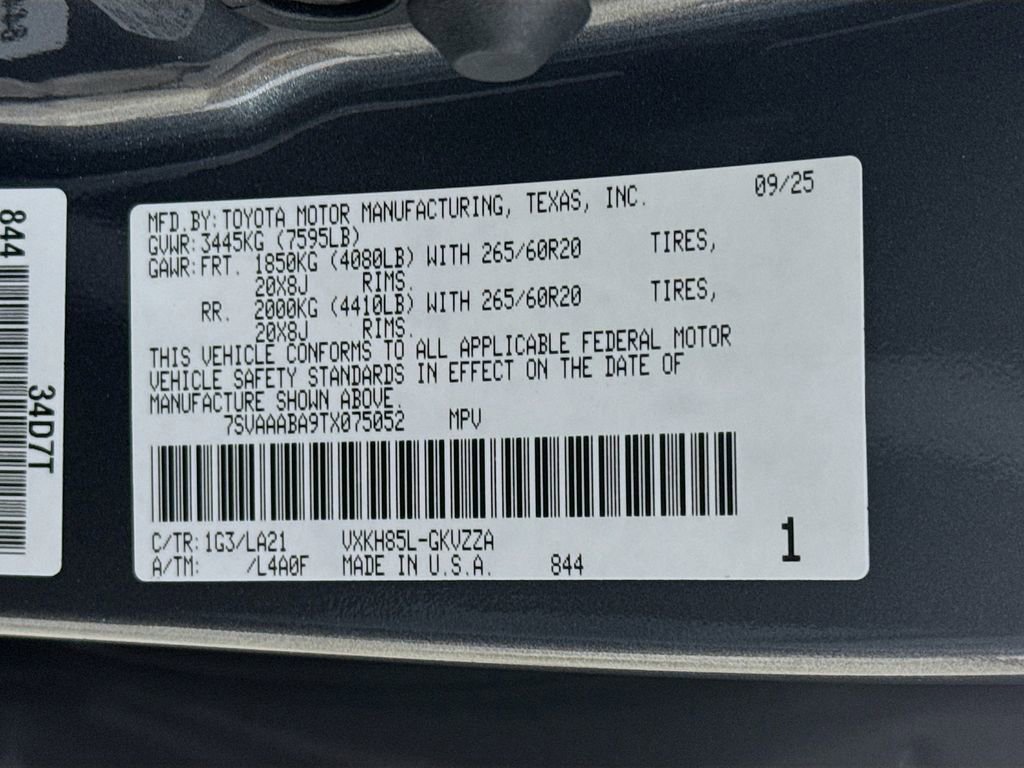 New 2026 Toyota Sequoia Platinum image 32