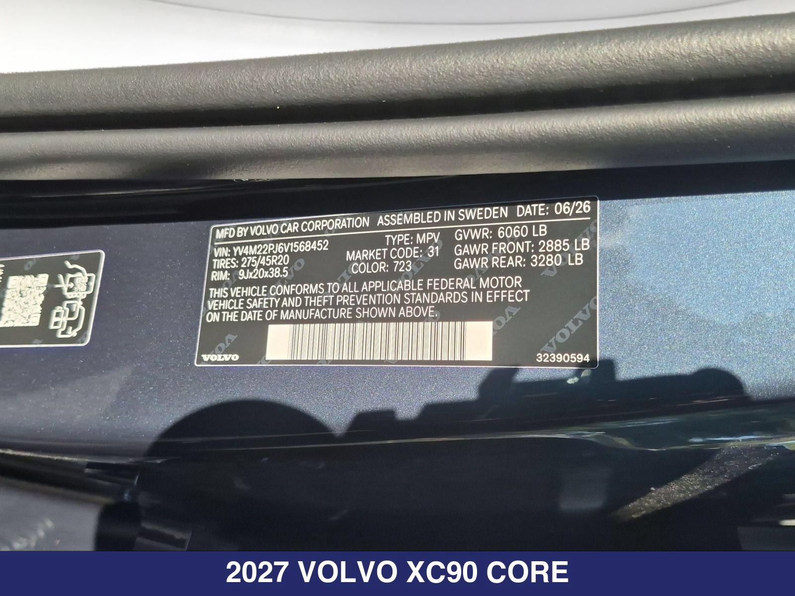 New 2027 Volvo XC90 B5 Core AWD/4WD image 27