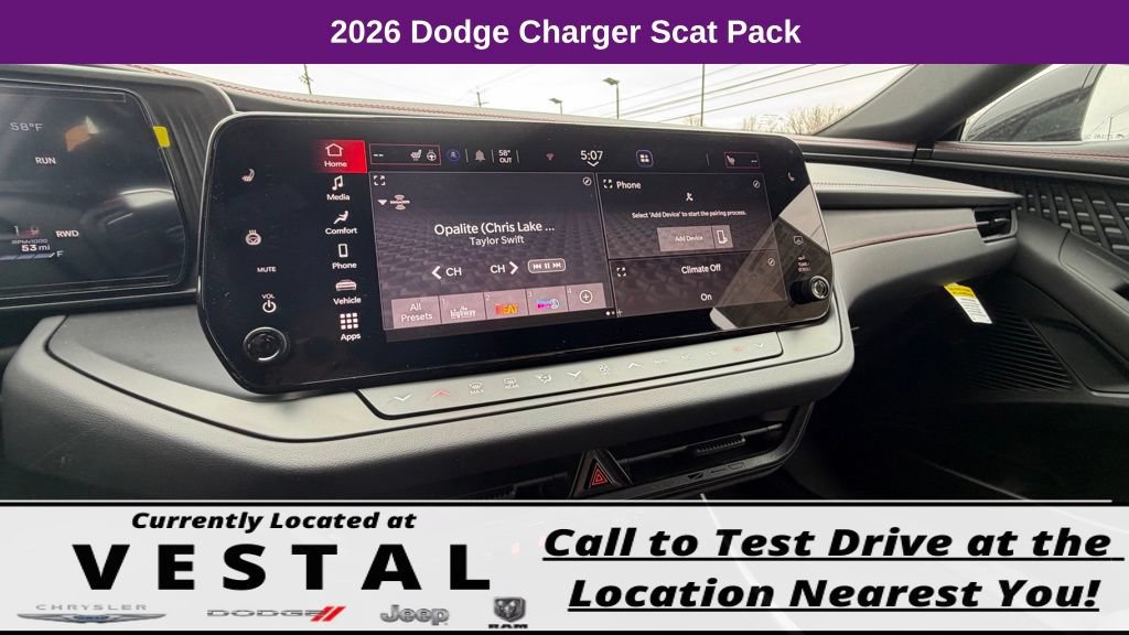 New 2026 Dodge Charger Scat Pack w/ Blacktop Package AWD/4WD image 41