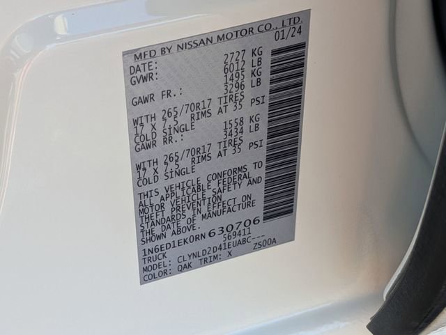 Used 2024 Nissan Frontier PRO-4X w/ Pro Convenience Package image 24