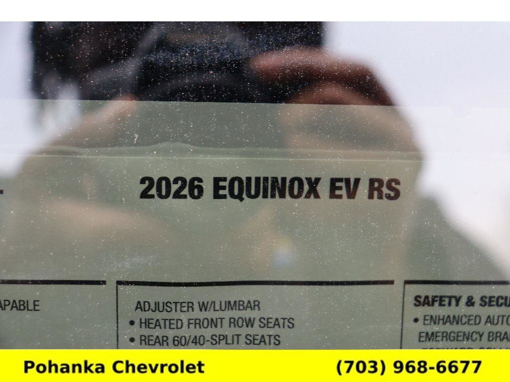 New 2026 Chevrolet Equinox EV RS FWD image 28