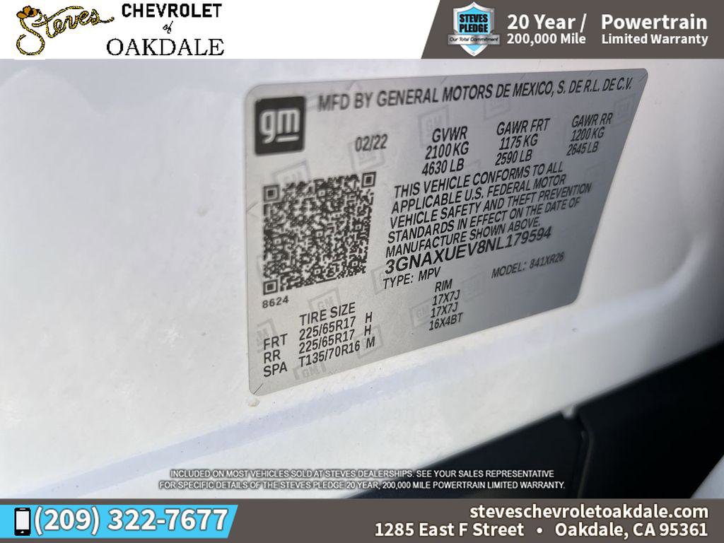 Certified 2022 Chevrolet Equinox LT AWD/4WD image 36