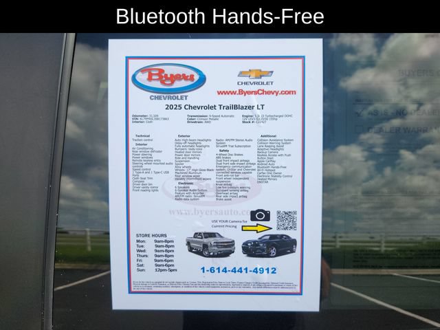 Used 2025 Chevrolet TrailBlazer LT AWD/4WD image 12